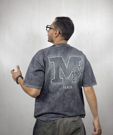 تیشرت دو نخ سنگ شور M6